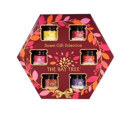 The Bay Tree - Hexagonal Wreath Red Sweet 6 Pack