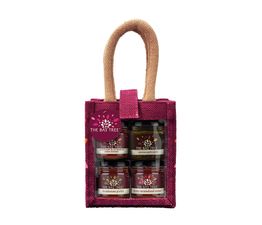 The Bay Tree - Red Savoury Jute Bag