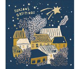 Town Houses Christmas Card