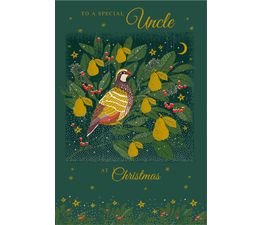 Uncle Partridge Pear Tree Christmas Card