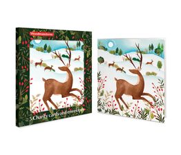 Winter Deer Charity Pack of Christmas Cards