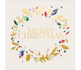 Wreath Christmas Card