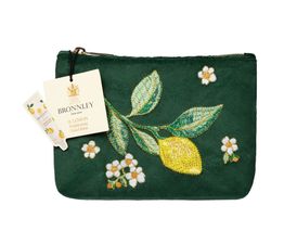 Bronnley - Lemon Velvet Cosmetic Purse