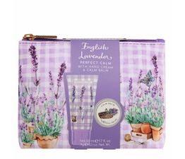 Heathcote &amp; Ivory - English Lavender Velvet Cosmetic Purse
