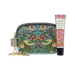 William Morris at Home - Strawberry Thief Bag Accessories with Lip Balm 10ml