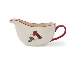 Cooksmart Christmas Robins Retreat Gravy Boat