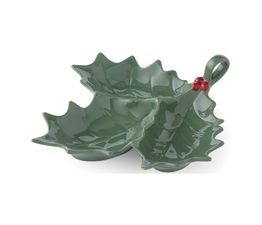 Cooksmart Christmas Robins Retreat Holly &amp; Berries Nibble Bowl