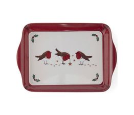 Cooksmart Christmas Robins Retreat Scatter Tray