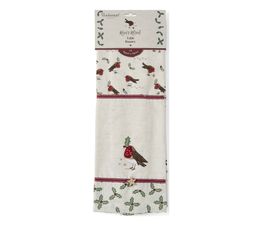 Cooksmart Christmas Robins Retreat Table Runner