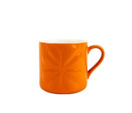 Beau &amp; Elliot Carnaby Embossed Mug Orange