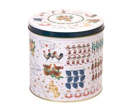 Farmhouse Biscuits - 12 Days of Christmas Barrel Tin of Assorted Biscuits