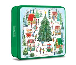 Grandma Wild's - Embossed Christmas Village Market Tin 160g