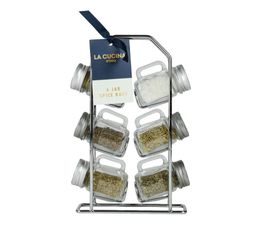 La Cucina - 6 Jar Spice Rack