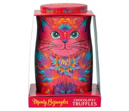 Monty Bojangles - Sunset Samba Cat Tin of Choccy Scoffy Chocolatey Cocoa Truffles