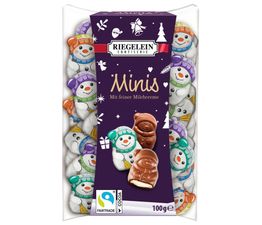 Riegelein - Mini Milk Chocolate Snowmen in a Box