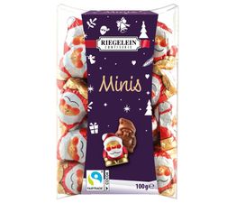 Riegelein - Mini Milk Chocolate Santas in a Box