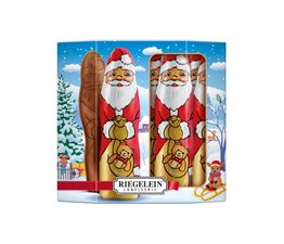 Riegelein - Solid Chocolate Santas