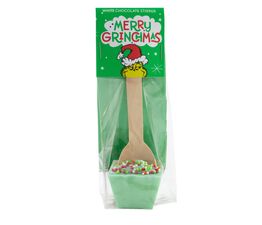 The Grinch - White Chocolate Stirrer Green