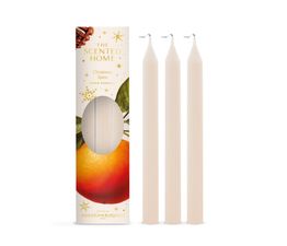 Ashleigh &amp; Burwood London - Christmas Spice 3 Pack Taper Candles
