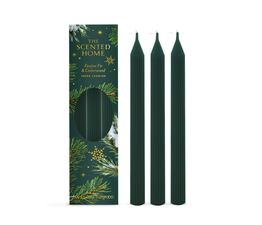 Ashleigh &amp; Burwood London - Festive Fir &amp; Cedarwood 3 Pack Taper Candles