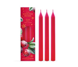 Ashleigh &amp; Burwood London - Frosted Berry 3 Pack Taper Candles