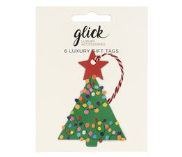 Glick - 6 Pack Multipack Tag Emerald Tree