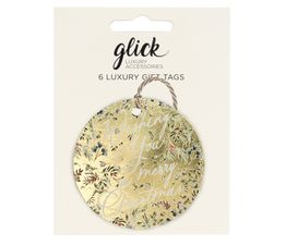 Glick - 6 Pack Multipack Tag Evergreen Embrace Gold