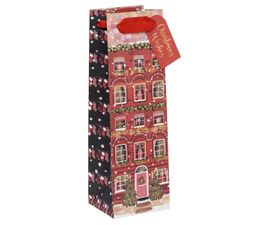 Glick - Bottle Gift Bag Merry Manor