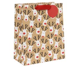 Glick - Large Gift Bag Reindeer Selfie