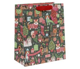 Glick - Large Gift Bag Santa Paws