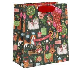 Glick - Medium Gift Bag Santa Paws