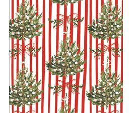 Glick - Napkins 20 Pack Striped Spruce 20 Pack Napkins