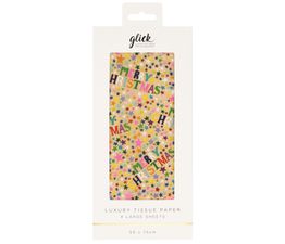 Glick - Tissue Merry Christmas Stars