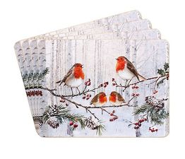 Joe Davies Macneil Robin Set Of 4 Placemats