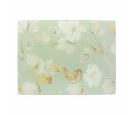 Work Surface Protector - Duck Egg Floral