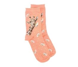 Wrendale Designs - Giraffe Sock - Flowers