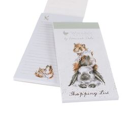 Wrendale Designs - Shopping Pad - Piggy in the Middle
