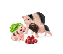 Schleich - Miniature Pig Mother And Piglets - 42422