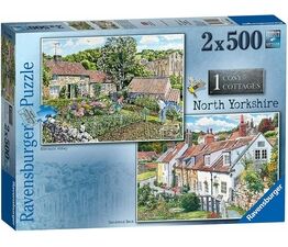 Ravensburger Cosy Cottages No.1 - North Yorkshire 2x 500 piece Jigsaw Puzzle - 14969