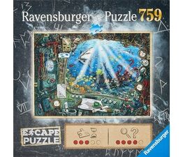 Ravensburger Escape Puzzle – Submarine 759 piece Mystery Jigsaw Puzzle  - 19959