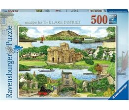 ref 16574 Escape to Cornwall Ravensburger 500 piece puzzle 