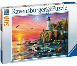 Ravensburger Lighthouse at Sunset 500 piece Jigsaw Puzzle - 16581