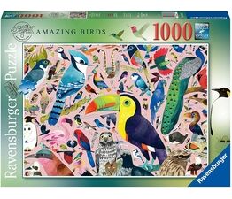 Ravensburger Matt Sewell's Amazing Birds 1000 piece Jigsaw Puzzle - 16769