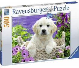 Ravensburger Sweet Golden Retriever 500 piece Jigsaw Puzzle - 14829