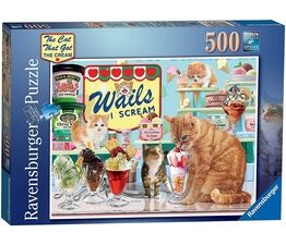 Ravensburger The Cat that got the Cream 500 piece Jigsaw Puzzle - 16527