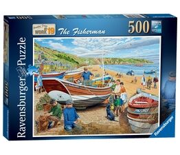 Ravensburger Happy Days at Work No.19 - The Fisherman 500 piece Jigsaw Puzzle - 16414