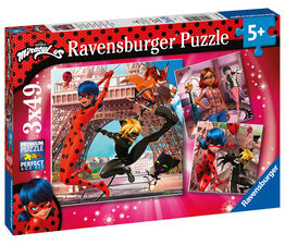 Ravensburger Miraculous 3 in a Box Jigsaw Puzzle
