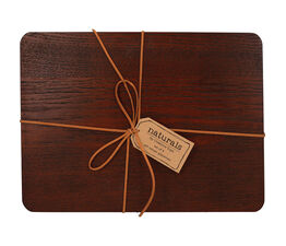 Creative Tops - Naturals Wooden Brown Set of 4 Tablemats