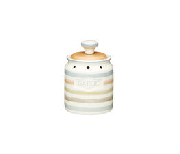 Classic Collection Vintage-Style Ceramic Garlic Keeper / Pot