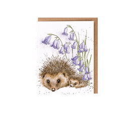 Wrendale Designs Seed Card - Love and Hedgehugs Hedgehog